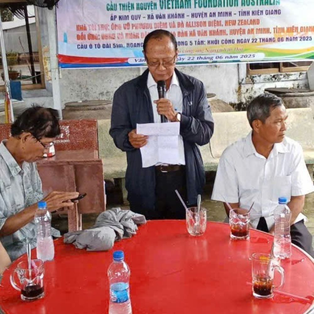 Lễ Khởi Công Cầu Yêu Thương TPC - Số 3, Ấp Hòa Phước, Xã Thạnh Lộc, Huyện Châu Thành, Tỉnh Kiên Giang